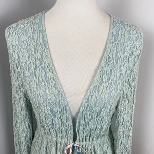 We are HAH Blue Make it a Double Reversible Lace Robe Medium Hot As Hell thumbnail 12