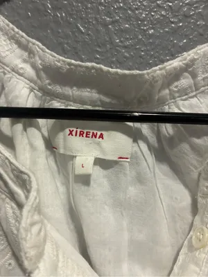 $295 Xirena Women's Chandler Embroidered Eyelet Mini Dress Size L thumbnail 4