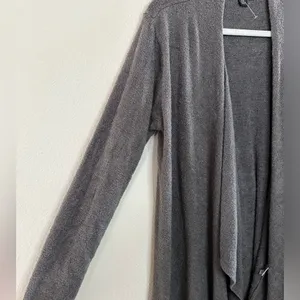 Bamboo CozyChic Lite Island Wrap Cardigan dark grey soft sz l/xl thumbnail 7