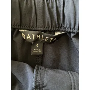 Athleta Skyline Paperbag Shorts Womens Size 0 Black‎ Hiking Travel Lightweight thumbnail 3