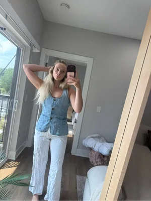 Madewell denim vest top 4 NWT thumbnail 12