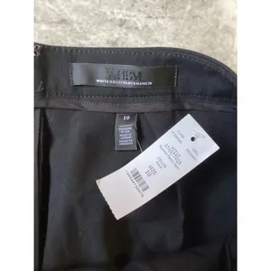 White House Black Market Asymmetric Pencil Skirt Black Size 10 thumbnail 4