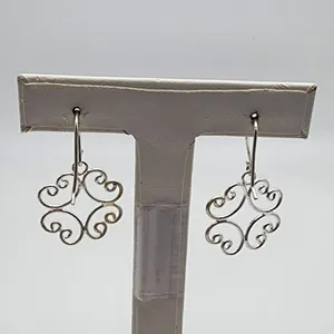 International Bullion Brokers Sterling Silver Dangling Earrings thumbnail 3