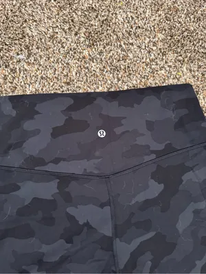 lululemon Align™ high rise Short 6” sz 12 black camo athleisure yoga hike thumbnail 9
