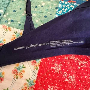 Aerie 34C Navy Blue Push Up Bra thumbnail 4