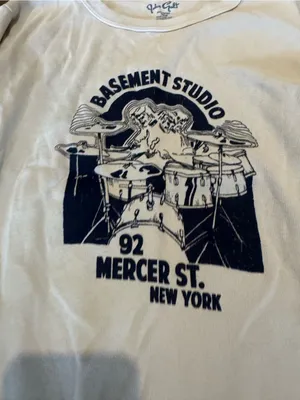 Brandy Melville John Galt Tori Basement Studios Graphic Long Sleeve Tee thumbnail 2