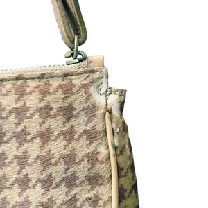 Vintage Falor le Borse Made in Italy Calf Hair Camel Shoulder Bag thumbnail 3