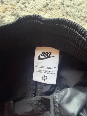 Nike Black Lightweight Track Pants with White Swoosh thumbnail 9