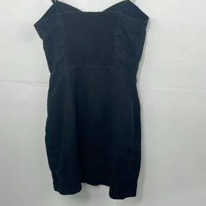 Aritzia Wilfred Dress Black Ducharme Linen Mini Coastal Whimsy Western size 0 thumbnail 10