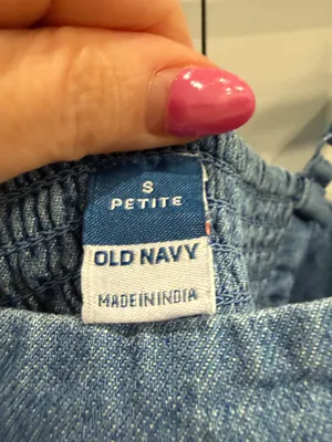 Old Navy Fit & Flare Sleeveless Denim Dress thumbnail 4