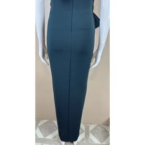 Lulus Teal Blue Strapless Maxi Dress With Split Front Hem Formal Gown XS NWT thumbnail 6