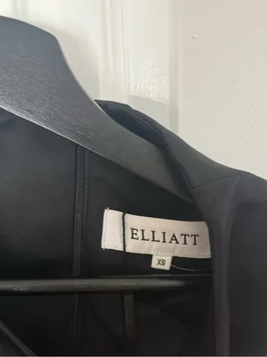 Elliatt Azelie Asymmetrical Gown in Black XS thumbnail 9