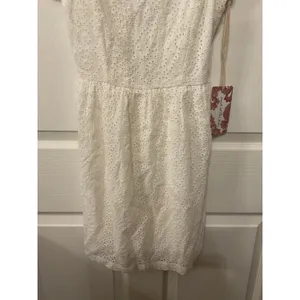 NWT Band of the Free White Eyelet Ariel Mini Dress Corset Lace Back, S thumbnail 7