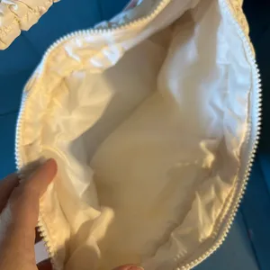 Ariana Grande Cream Quilted Hobo Bag thumbnail 5
