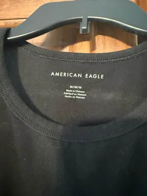 American Eagle Black Crop Top thumbnail 2