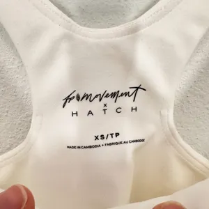 FP Movement x HATCH Crisp White Free People Sports Bra Maternity Size XS NWT thumbnail 4