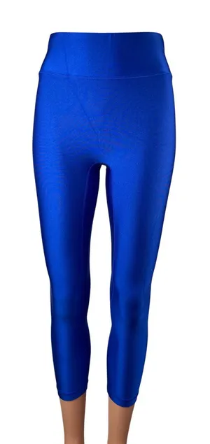 All Access Women's Blue High Rise Cropped Yoga Workout Athletic Leggings Pants S thumbnail 1