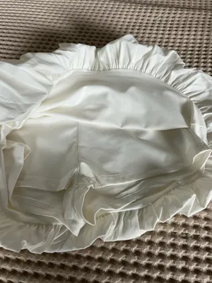 SHEIN white mini skirt with ruffles in XS #miniskirt #ruffles thumbnail 2