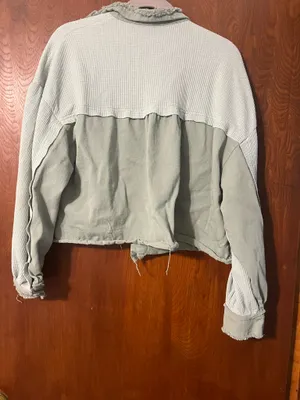 Cropped green jacket Size L thumbnail 3