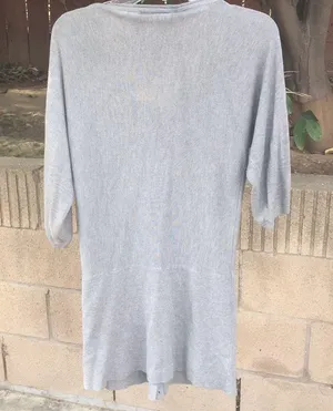 💜Long grey sweater👇🏻 Size XL thumbnail 5
