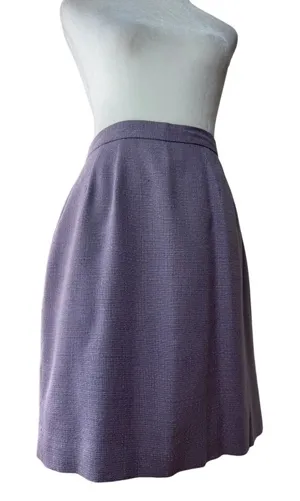 Vintage Y2K Donna Ricco Petite Light Purple Knee Length Skirt thumbnail 1