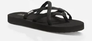Teva OLOWAHU Black Slip On Thong Sandal Size 6 Womens Athleisure Comfy Casual thumbnail 1