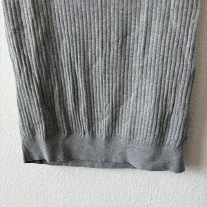 UNIQLO Gray Ribbed Sleeveless Sweater Knit Tank Top Size XL thumbnail 4