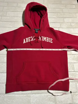 Abercrombie Y2K 90s Hooded Sweatshirt Size Medium thumbnail 4