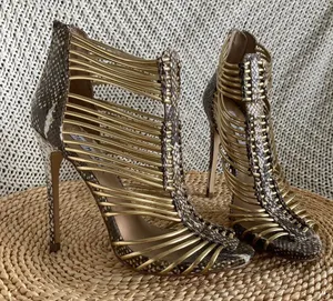 Steve Madden Margo Heel Gladiator Snake Sandals thumbnail 2