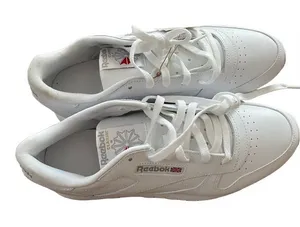 Reebok White Leather Classic Shoes Size 11 New‎ With Tags thumbnail 1