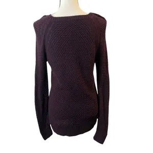 Ann Taylor Loft Women’s Purple Knit Sweater Size M thumbnail 2