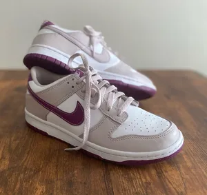 Nike Kids Sneakers White and Purple thumbnail 1