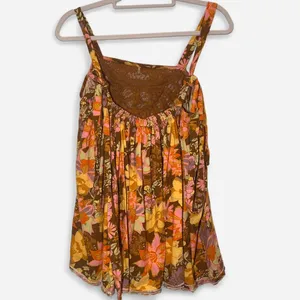 Free People Bali Moroccan Flower Tunic Top XS | Cottagecore Boho thumbnail 5