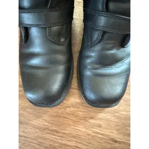 Harley-Davidson Womens Black Leather‎ Triple Buckle Moto Boots 6.5 D84183 Biker thumbnail 3