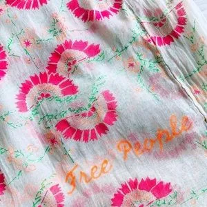 Free People Fabric Shopping Tote thumbnail 2