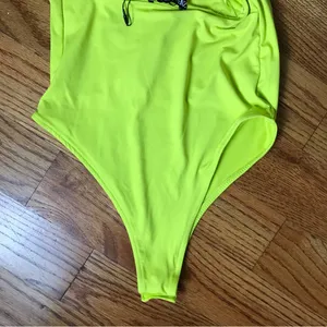 Zara Lime Green Bodysuit NWT thumbnail 5