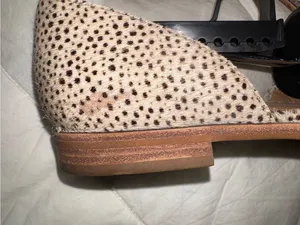 Madewell Black Vamp Spotted Cream Loafers thumbnail 5