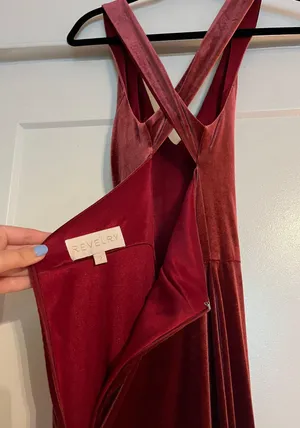 Revelry Velvet Bridesmaid Dress thumbnail 4