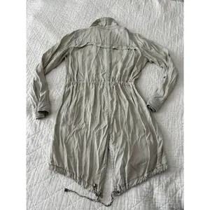 Anthropologie Utility Anorak Parka Twilight Jacket Drawstring Waist Small thumbnail 5