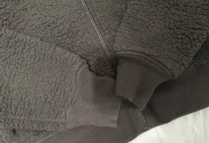 Aerie offline brown Sherpa jacket thumbnail 4