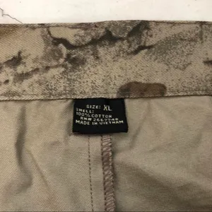 NWT Natural Gear Men’s Camouflage Camo Khaki Brown Cargo Pants Streetwear Hiking Outdoor 100% Cotton-Men XL Measurement in pics thumbnail 3