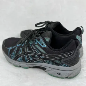 ASICS GEL-Venture 7 Womens Trail Running Shoes Black Aqua Green‎ 7.5 thumbnail 8