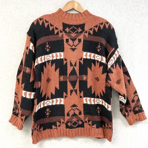 VTG Jay Jacobs Chunky Sweater‎ Womens Large Aztec Southwestern Retro 80s 90s thumbnail 1