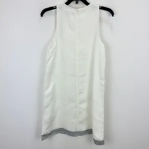 J.Crew Maxine Sailor Stripe Dress Linen A Line White Preppy Retro Resort XS NWT thumbnail 10