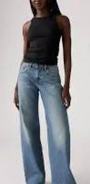 Levi’s Low Loose in medium wash jeans . Size 29 NWT (Sold at Free People) thumbnail 1