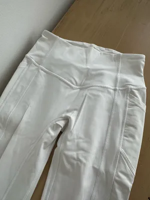 Lululemon All The Right Places Crop || *23" White 6 thumbnail 2