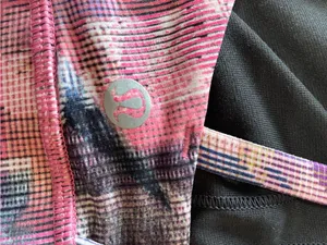 Women's Lululemon size 2 Pink printed Strappy Sports Bra thumbnail 4