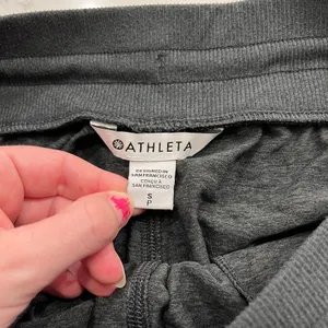 Athleta Uptempo Joggers Sweatpants Gray‎ Size Small thumbnail 6