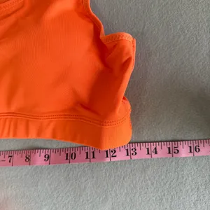Women's NEW Orange Mesh Racer Back Sports Bra Size XL #260757 thumbnail 2