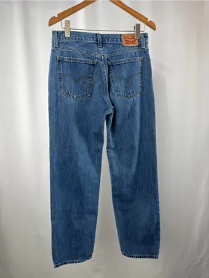 Levi’s Low Pro‎ Straight Leg Jeans in Blue Size 28 thumbnail 7